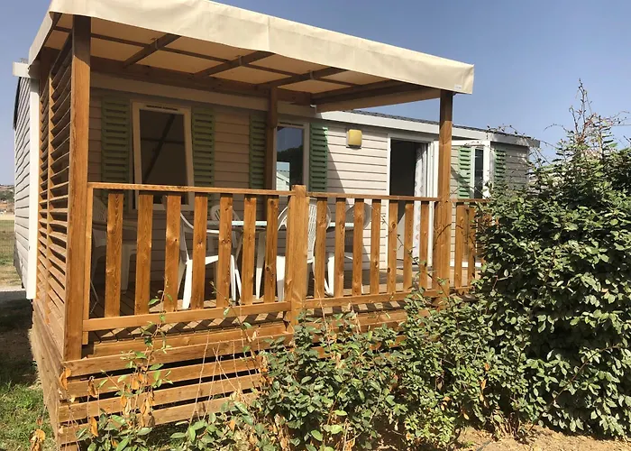 Mobile Home Clim-Piscine -Terrasse -Parking -6 Personnes Campingplads Port-la-Nouvelle