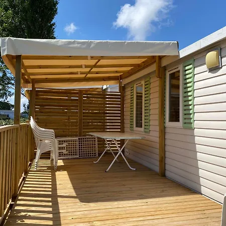 Mobile Home Clim-Piscine -Terrasse -Parking -6 Personnes 포르트라누벨